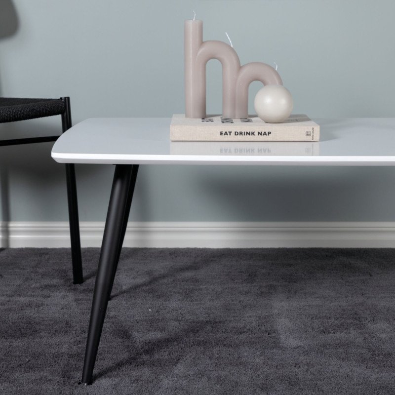 Table basse scandinave blanche SALMA