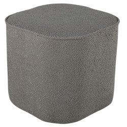 Pouf scandinave moderne en peluche POLMO