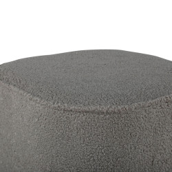 Pouf scandinave moderne en peluche POLMO