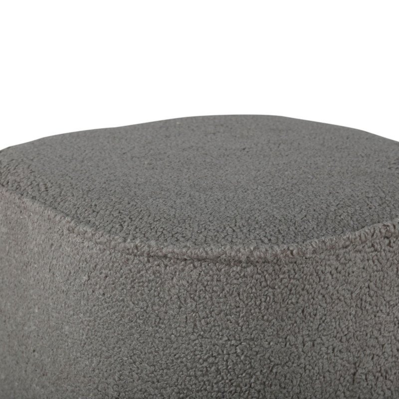 Pouf scandinave moderne en peluche POLMO