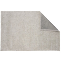 Tapis rectangulaire tendance en laine gris 300cm MATTHEW
