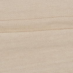 Tapis rectangulaire beige en laine avec franges 300cm AMAURY