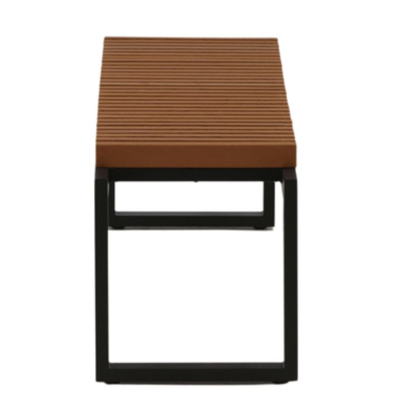Banc d'extérieur moderne en bois et métal HEROS