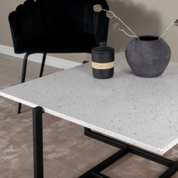 Table basse carrée tendance 80cm STUDDY