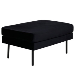 Pouf rectangulaire 85x64cm en tissu MIGUEL