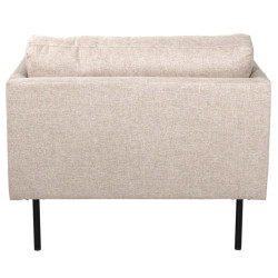Fauteuil élégant en tissu ERIC