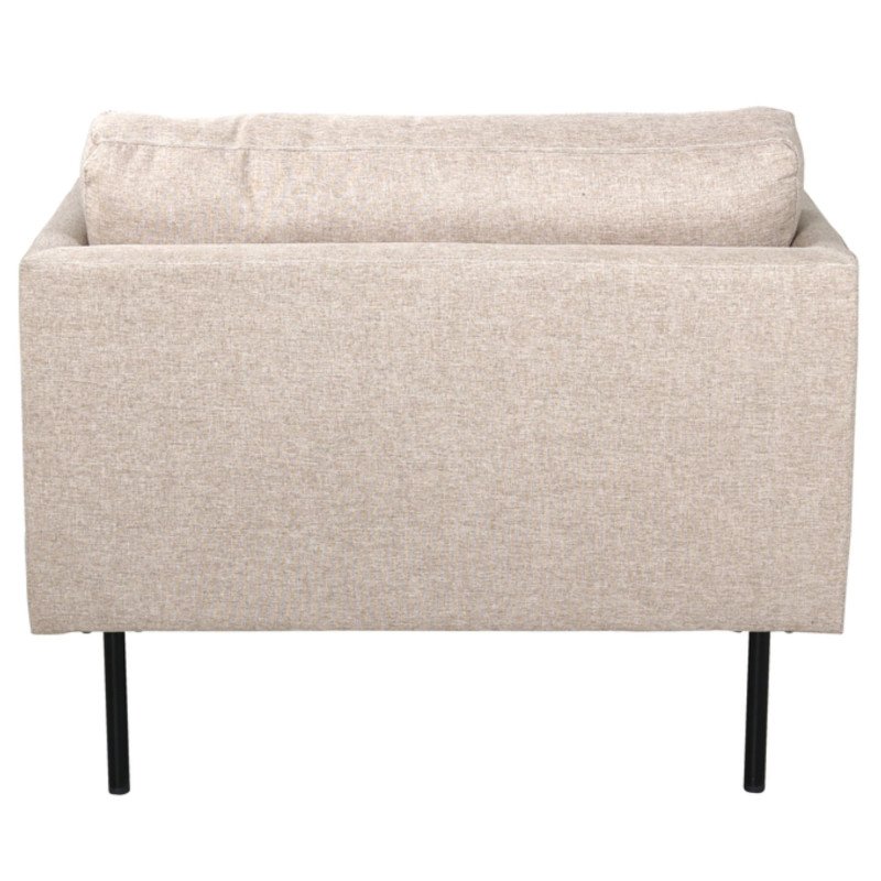 Fauteuil élégant en tissu ERIC