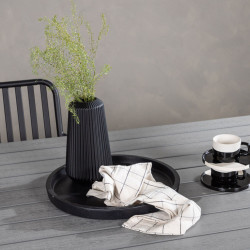 Table de jardin 200x100cm effet bois CALOPIE