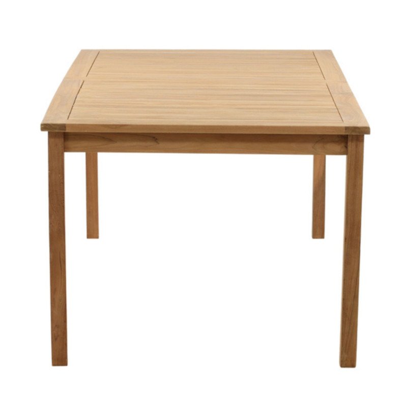 Table de jardin 220x100cm en bois de teck LUNAYA