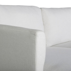 Canapé angle double en tissu SOLAP