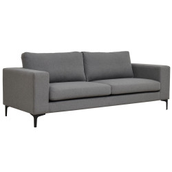 Canapé moderne 3 places en tissu SHABNAM