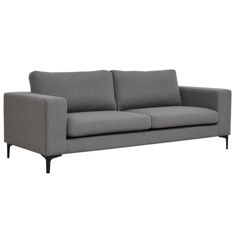 Canapé moderne 3 places en tissu SHABNAM