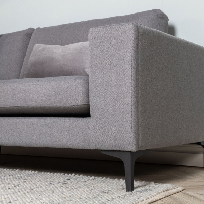 Canapé moderne 3 places en tissu SHABNAM