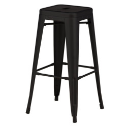 Lot de 4 tabourets minimalistes en métal JIMMA