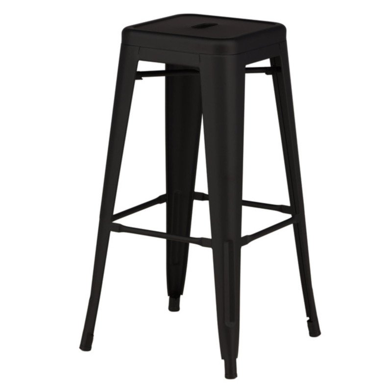 Lot de 4 tabourets minimalistes en métal JIMMA