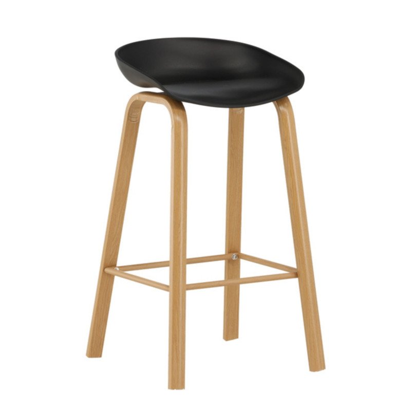 Lot de 2 tabourets de bar en métal DORIANA