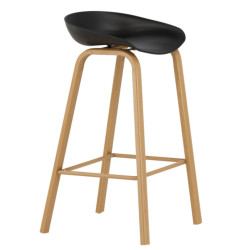 Lot de 2 tabourets de bar en métal DORIANA