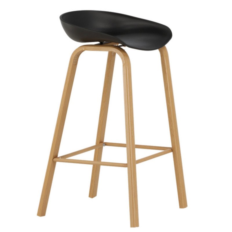 Lot de 2 tabourets de bar en métal DORIANA