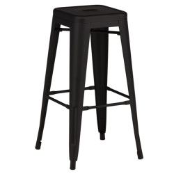 Lot de 4 tabourets minimalistes en métal JIMMA