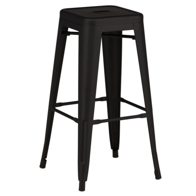 Lot de 4 tabourets minimalistes en métal JIMMA