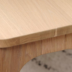 Banc scandinave en bois clair VEGAS