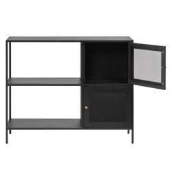 Buffet avec 2 portes 81x100cm de couleur noir FULGINI