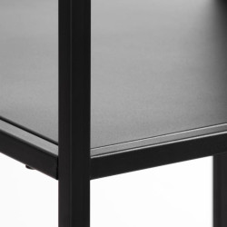 Buffet avec 2 portes 81x100cm de couleur noir FULGINI