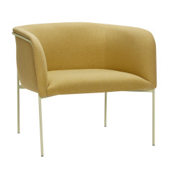 Fauteuil minimaliste en tissu LELANI