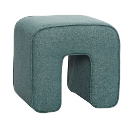 Pouf design en tissu 45x45cm GEMO