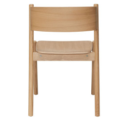 Chaise de salle à manger scandinave en bois certifié INDIANA