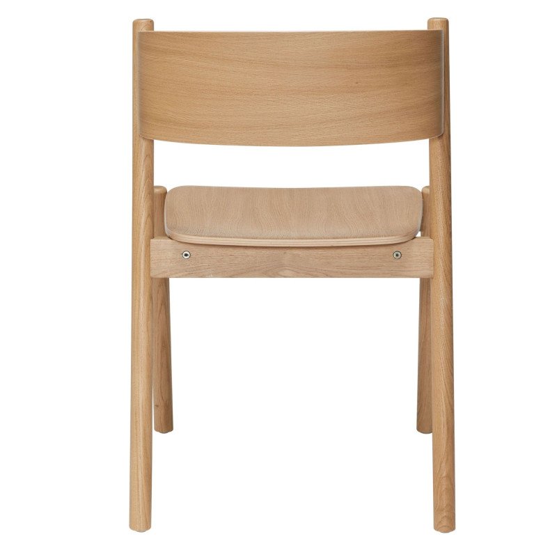 Chaise de salle à manger scandinave en bois certifié INDIANA