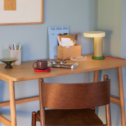 Bureau minimaliste e nbois clair certifié WOODY