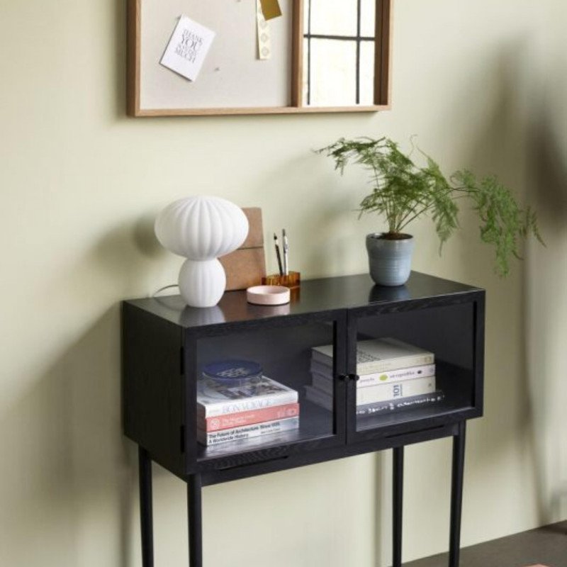 Banc scandinave en bois avec assise en corde 60cm DALLAS