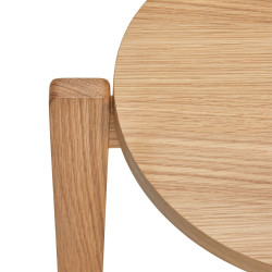 Tabouret rond 4 pieds en bois certifié BANXO
