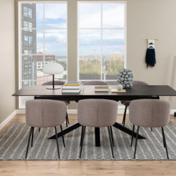 Table à manger rectangulaire 200x240CM BURELLA