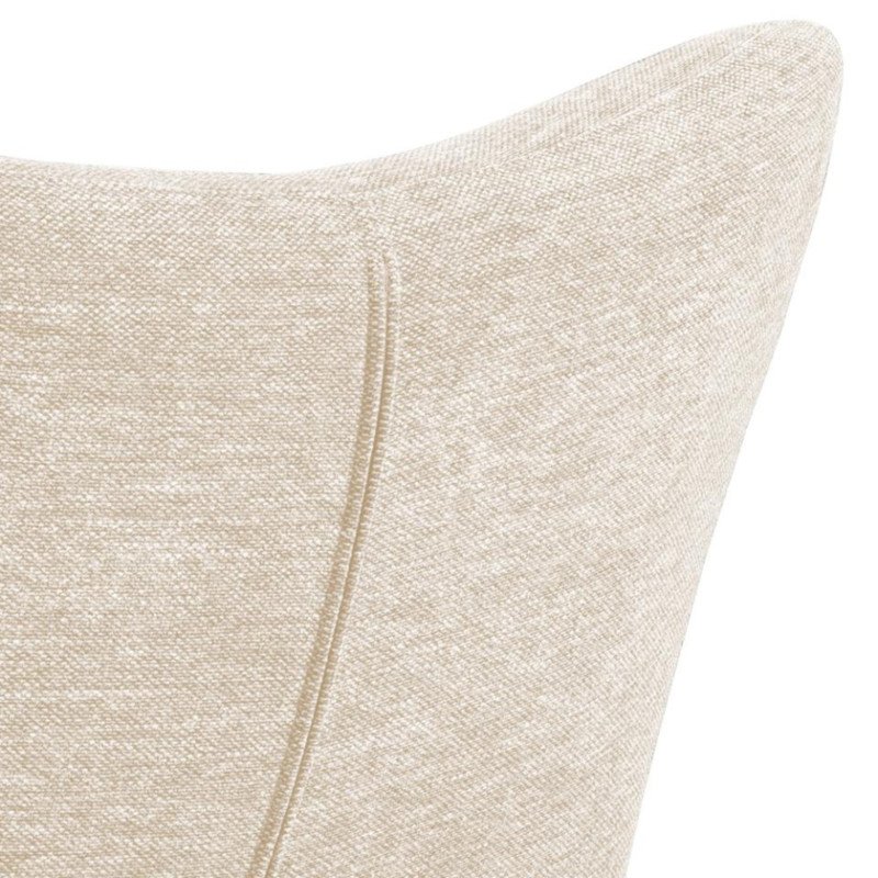 Fauteuil avec repose-pieds en tissu TALGA