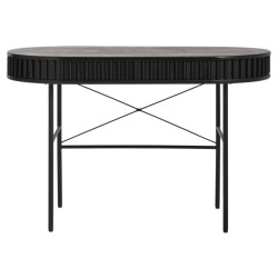Bureau en bois de couleur noir 60x120 cm CHERKI
