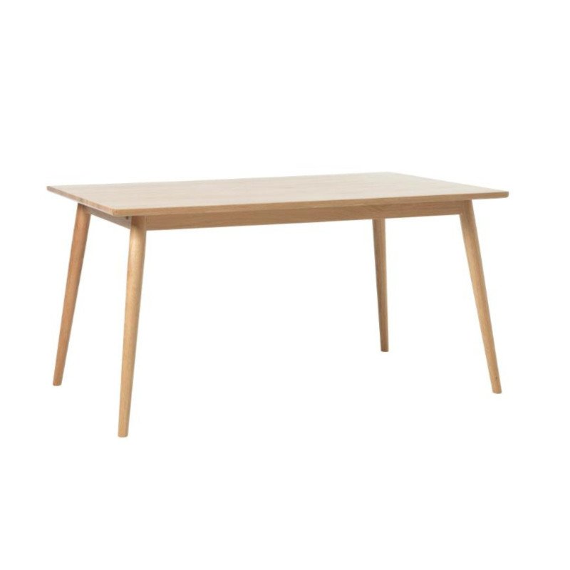 Table à manger en bois de couleur naturel 90x150 WEMBAN