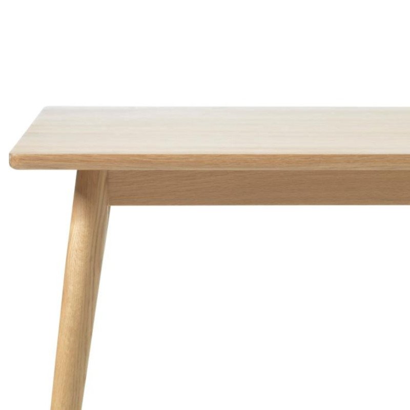 Table à manger en bois de couleur naturel 90x150 WEMBAN