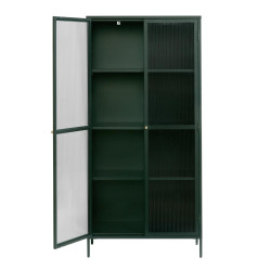 Armoire en verre et en métal 8 carrés 190cm SOHAIB