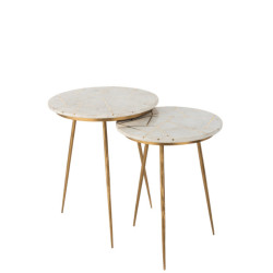 Set de 2 tables d'appoint TAPPA