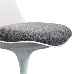Coussin fauteuil TULIP Saarinen - chiné