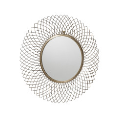 Miroir métal laiton doré BEMINE - 65cm