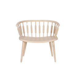Fauteuil en bois clair JORNA