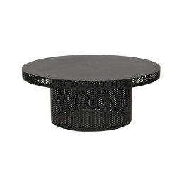 Table basse en métal noir WELO