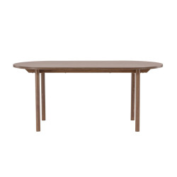 Table à manger ovale en bois ANYLA