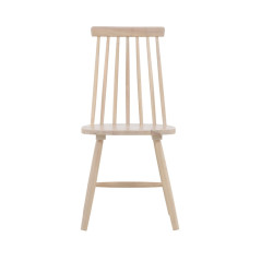Lot de 2 chaises salle à manger en bois LONEMA
