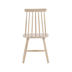Lot de 2 chaises salle à manger en bois LONEMA