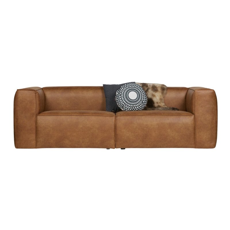 Grand canapé cuir 3,5 places BEAN