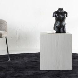 Table d'appoint cubique en bois PAUYO